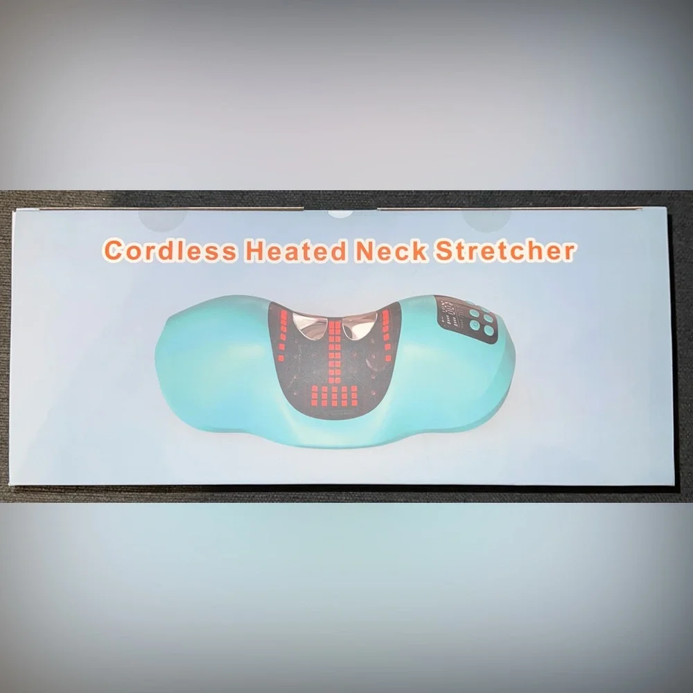 Wireless Heated Neck Stretcher & Pulse Massager, Pain Relief, Rechargeable -NWOT - Picture 9 of 13